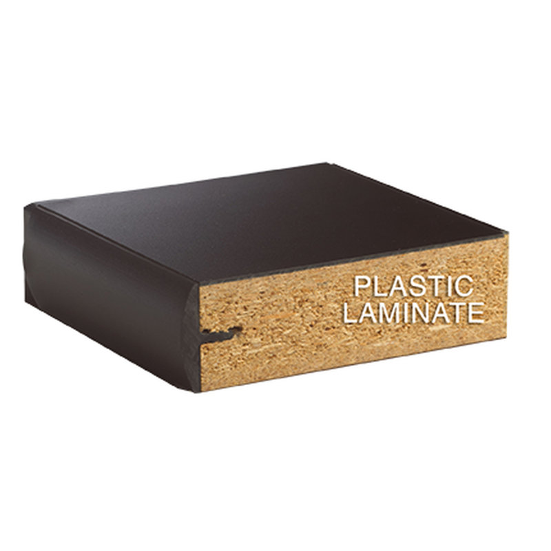 Access Quick-Ship Mobile Demo Cart, Black HPL Laminate/Oak