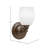 Wall Sconce With 5" Linen Glass-32465053-32465058