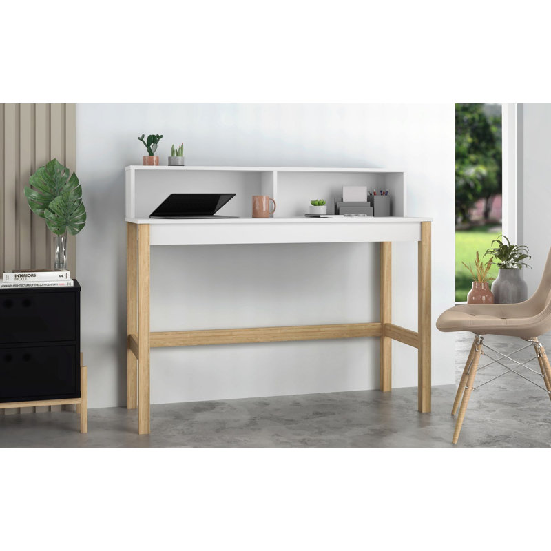 Sandry Desk, White/Oak