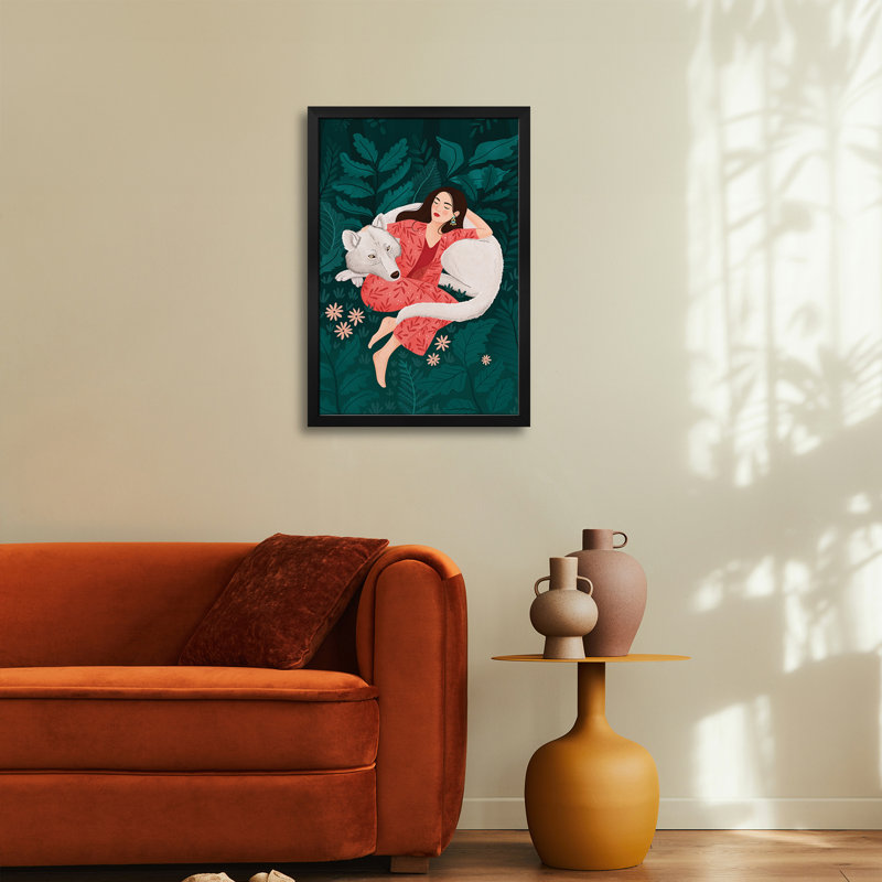 Loup polaire - reproduction d'art murale - affiche de galerie, H 24 po x l 16 po