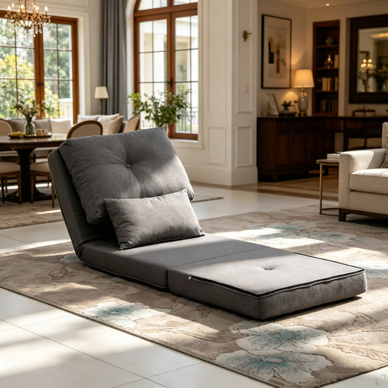 Canapé à plancher souple, chaise longue, canapé-lit convertible, fauteuil d'appoint