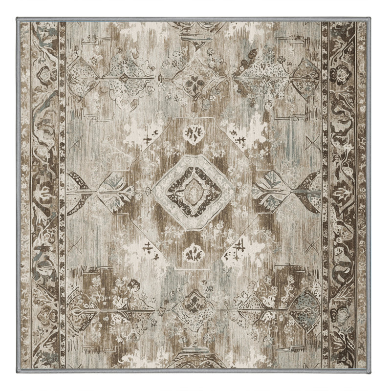 Echoed Past Rug, Square 6'
