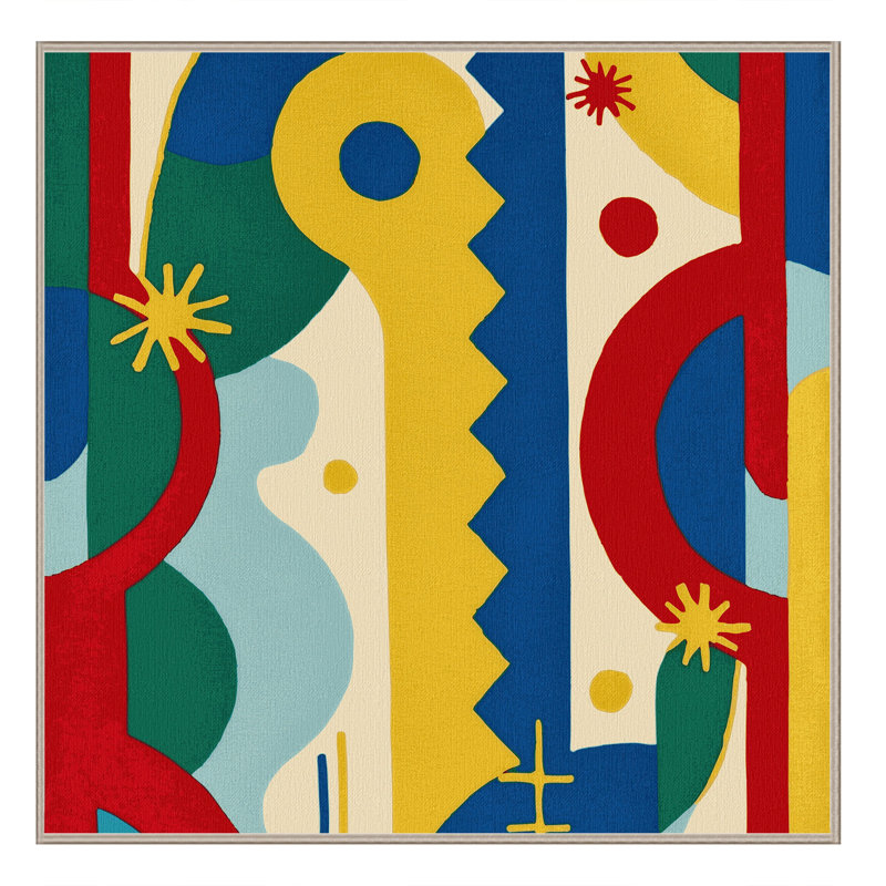 Wacky Stripe Rug, Square 8'