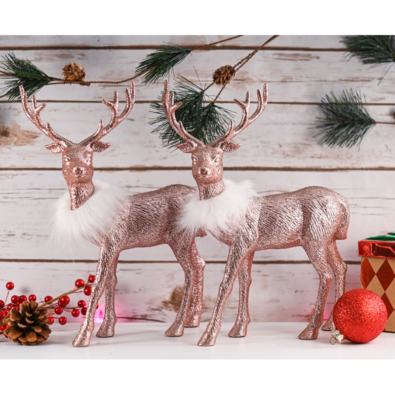 Figurine cerf renne de Noël