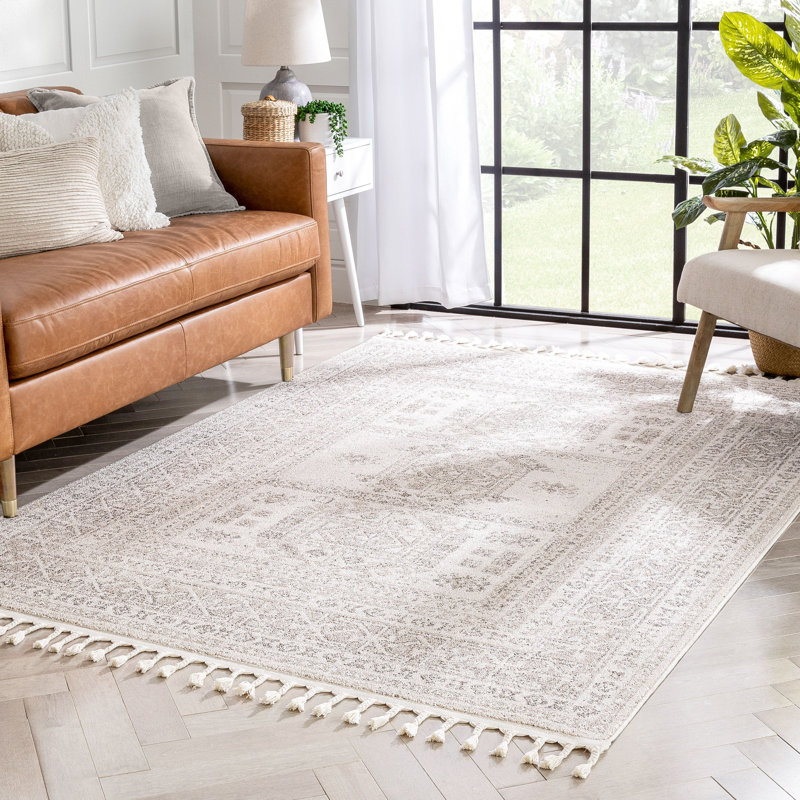 Loop-De-Loop Moroccan Synthetic Area Rug, Rectangle 160 x 220cm