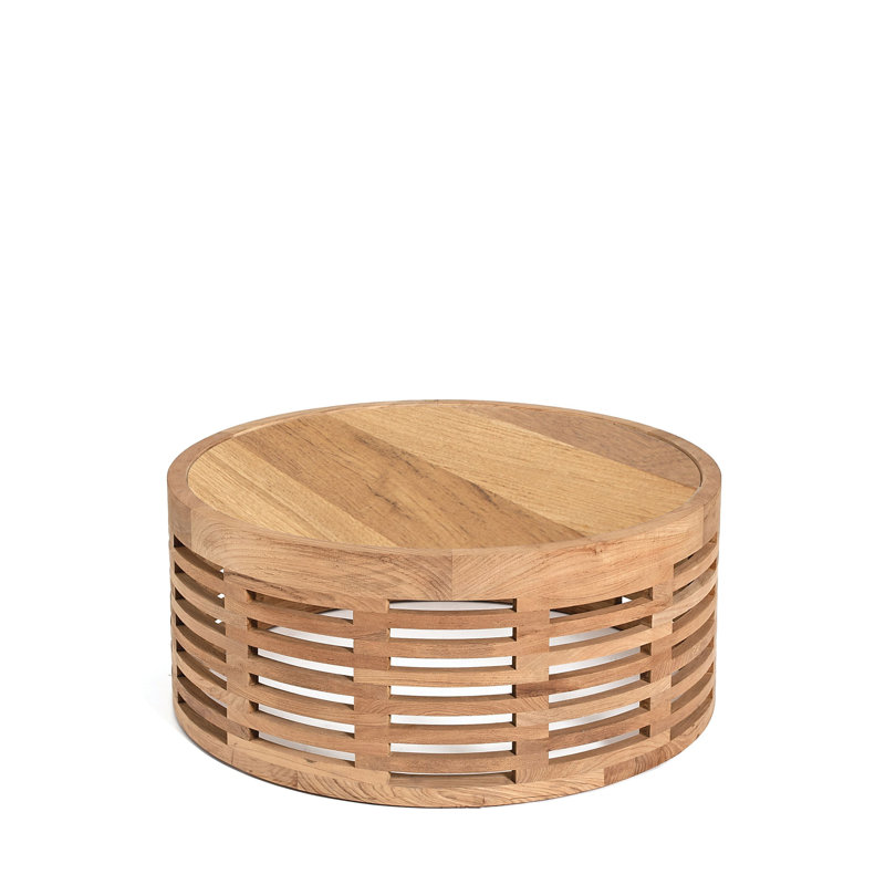 Hamilton Round Teak Outdoor Coffee Table , 36'' in. W 36'' in. D, Teak