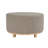 Doretha Ottoman with Wood Base