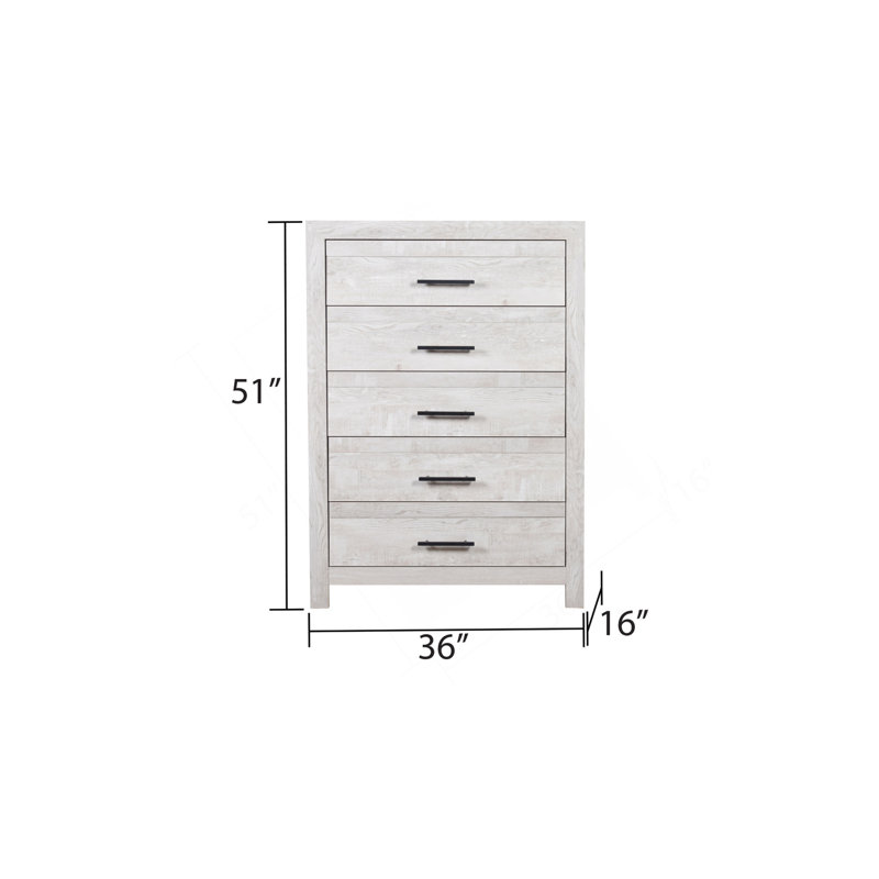 Commode 5 tiroirs Denver
