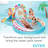 Candy Zone Inflatable Kiddie Pool: Inflatable Kids Pool With Water Sprayer And Slide – Splash Pad
