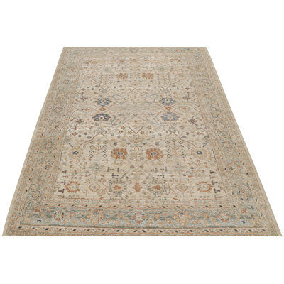 Oushak Hand Knotted Geometric Area Rug