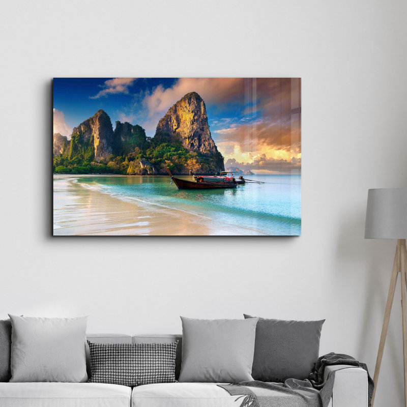 Peinture élégante en verre trempé de 27,6 po x 43,3 po | 100% verre trempé, épaisseur: 0,16 pouce | Œuvre imprimée UV, parfaite pour la décoration intérieure et les intérieurs modernes, des visuels époustouflants pour toute pièce