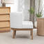 Fauteuil demi-tonneau rembourré Ezra-470063011