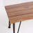 Wood Coffee Table With Rustic Iron Legs For Patio, 18" X 43" 18", Look And Backyard 18"D 43"W 18"H,