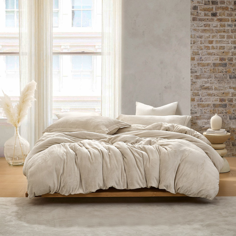 Thicker Than Thick - Coma Inducer Duvet Cover Set, Beige, King Duvet Cover + 2 Pillow Shams