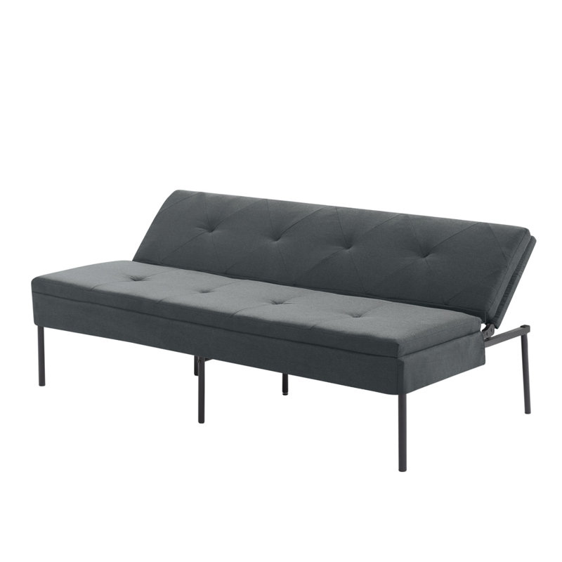 63.39'' Tufted Convertible Sleeper Futon Sofa