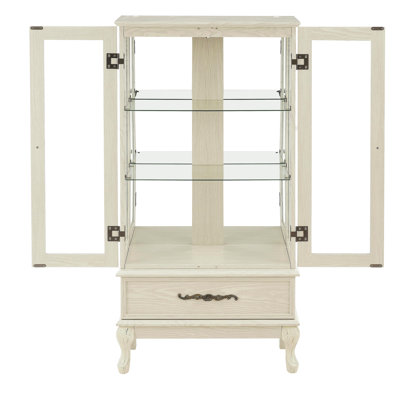 Armoire vitrée avec porte vitrée Curio