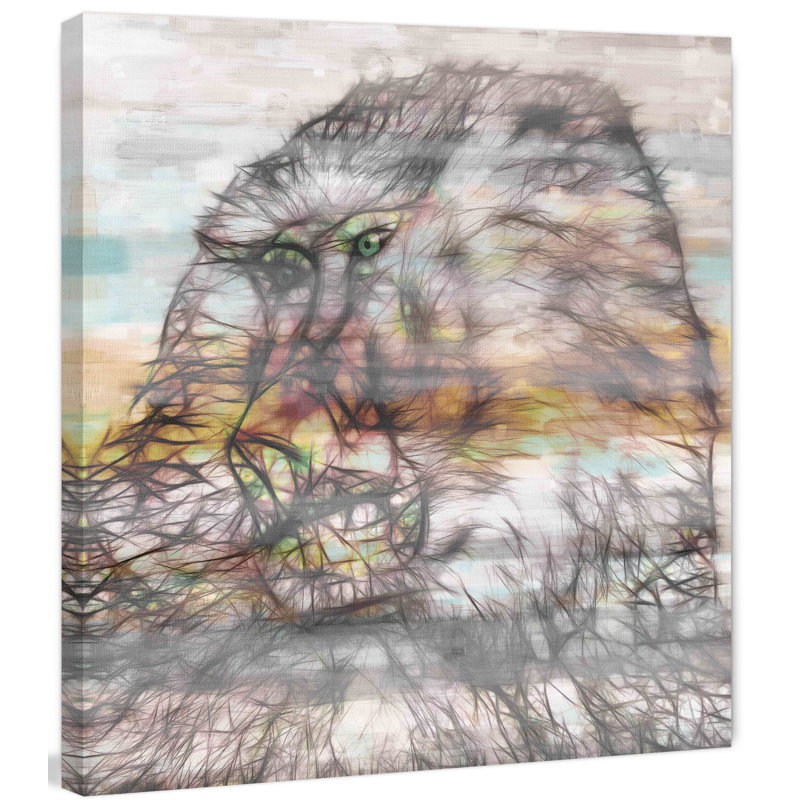 Parvez Taj - Wrapped Canvas Print, 122cm H x 122cm W