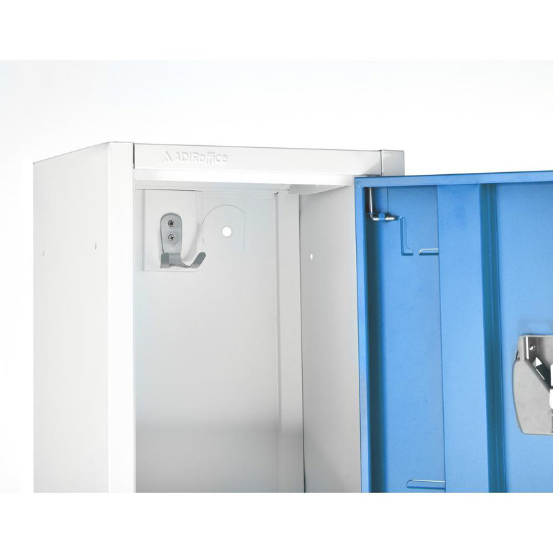 Blue Steel 72" Tall 2-Door Office Locker