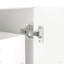 Meuble-lavabo 30 po avec lavabo, armoire de salle de bain multifonctionnelle avec portes et tiroirs, structure solide et panneau de fibres à densité moyenne