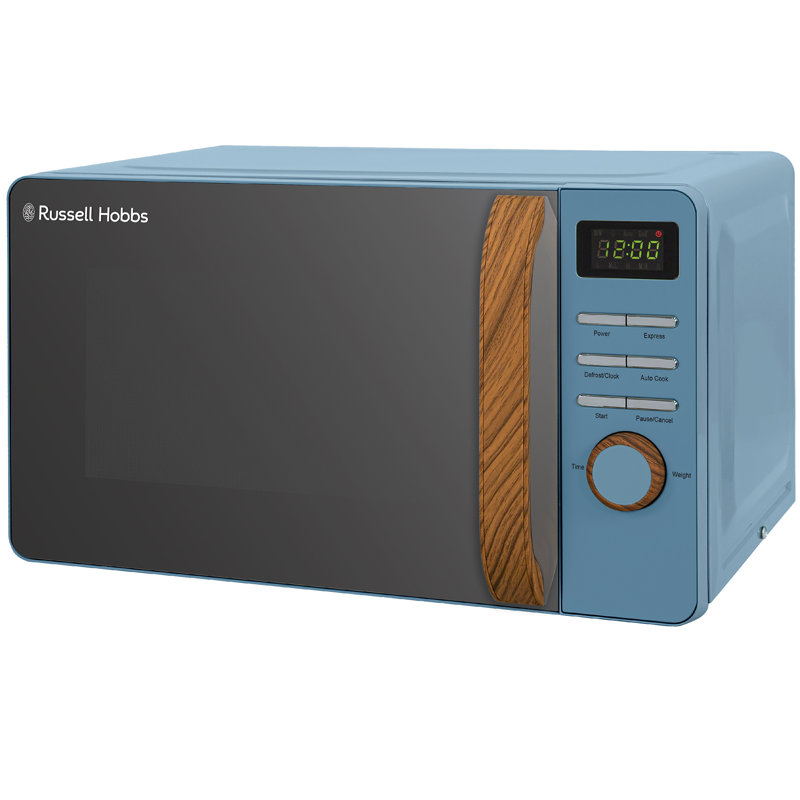 Russell Hobbs RHMD714G-MN Scandi Compact Digital Microwave 17L Grey, Blue