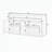 Bondie 63.01'' Glass Top Console Table