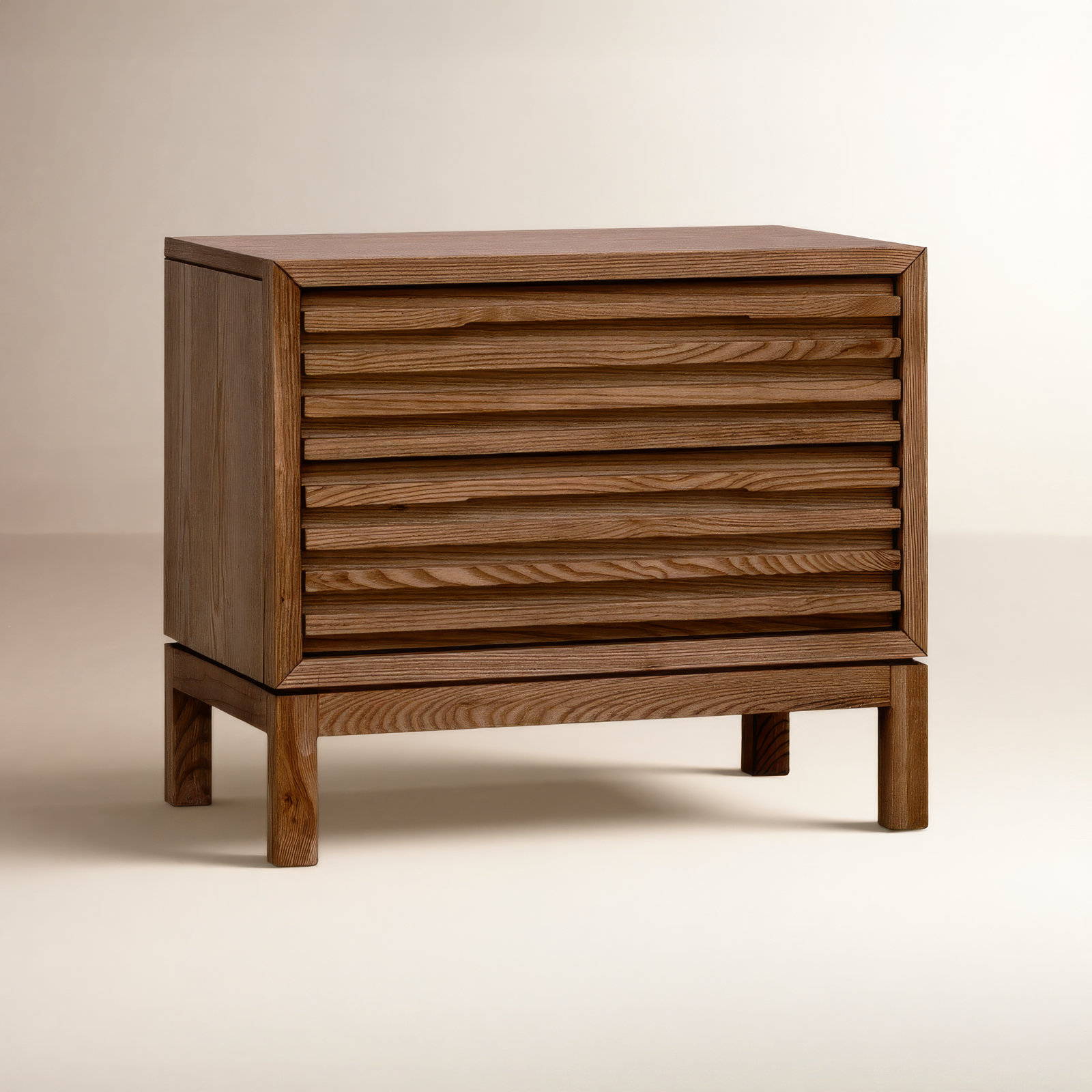 Finnian 2-Drawer Nightstand, Walnut