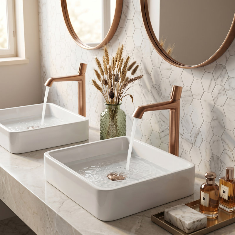 Robinet de meuble-lavabo moderne à poignée simple 13,86 po Modern