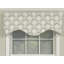 Go Getter Cornice Valance Color Cream/ Grayish Blue