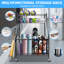Support de rangement de sport autoportant multi-usage (roues + crochets)