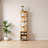 5-Tier Rotating Bookshelf with Storage Drawer-110119283