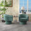 Fauteuil demi-tonneau pivotant de 25,2 po Iryanna-97755418-123185140