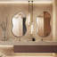 Irregular Metal Framed Wall Mirror, Asymmetrical Mirrors-1062337134-1062337128