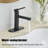 Single-Hole and Mounting / Installation Required -handle Bathroom Faucet