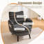 Chaise avec accoudoirs rembourrés 30,3 po-1450831389