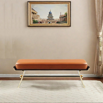 Banc de magasin de vêtements minimaliste