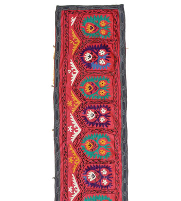 One-of-a-Kind 1'10" X 12'2" Flatweave Area Rug