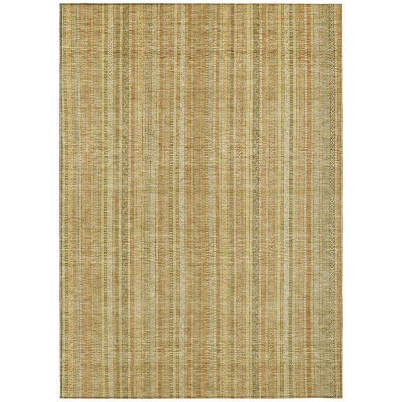 Tapis intérieur lavable rayé 3 pi x 5 pi