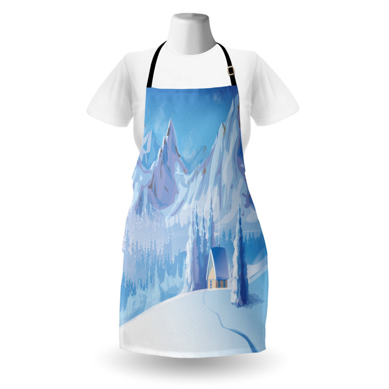 No Pattern Bib Apron