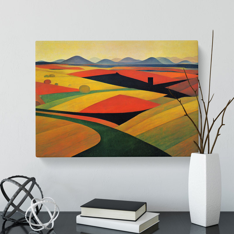 Beauteous Autumn Meadow - Wrapped Canvas, 40cm H x 60cm W x 3cm D