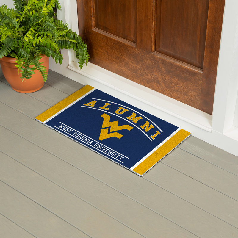 Tapis en PVC pour anciens étudiants de l'Université West Virginia, 28 po x 16 po