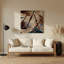 Art mural en métal beige-1319111777