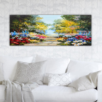Peinture sur toile tendue