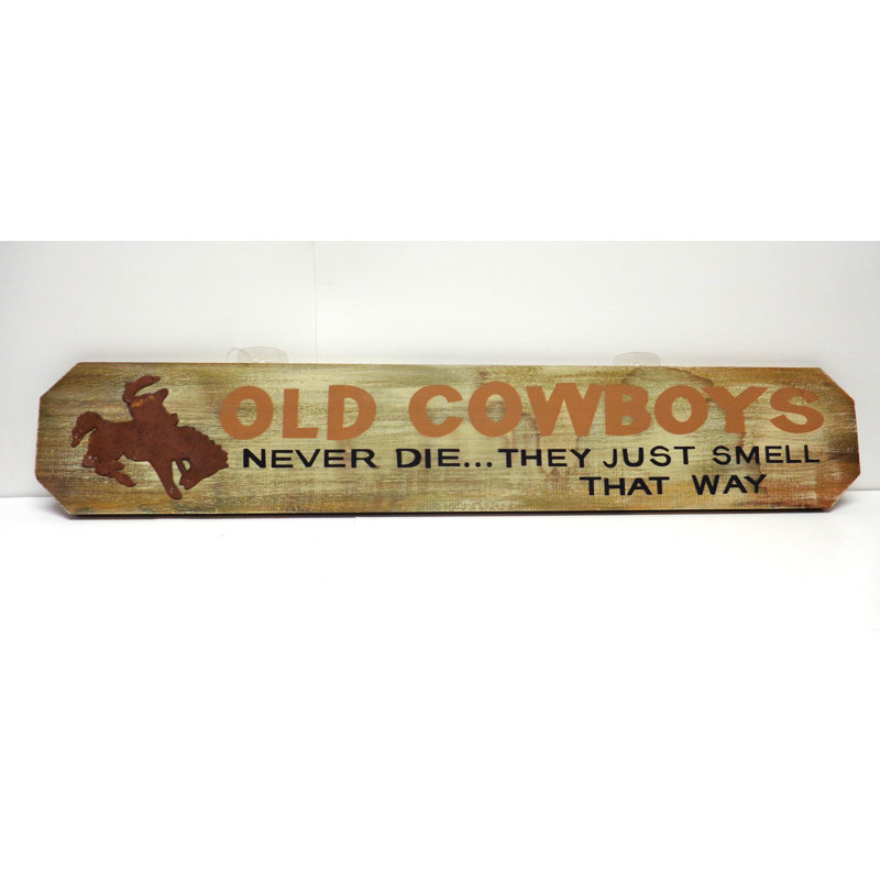Old Cowboys Plaque
