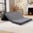 Tri-fold 6'' Memory Foam Mattress, Foldable Futon Floor Mattress Pad in a Box Extra Support, Portable Folding Murphy Bed Mattress With Washable Removable Cover-407905465