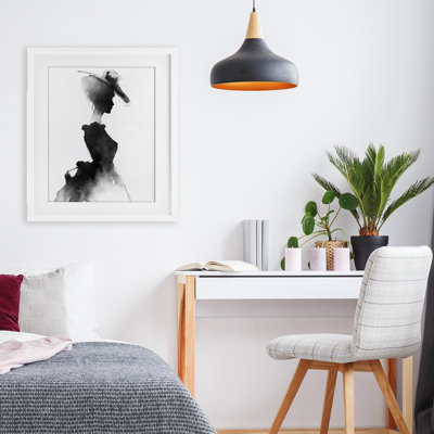 Allure Of Fashion Silhouette Framed Print Under Glass, design by Svetlana Aleynikova