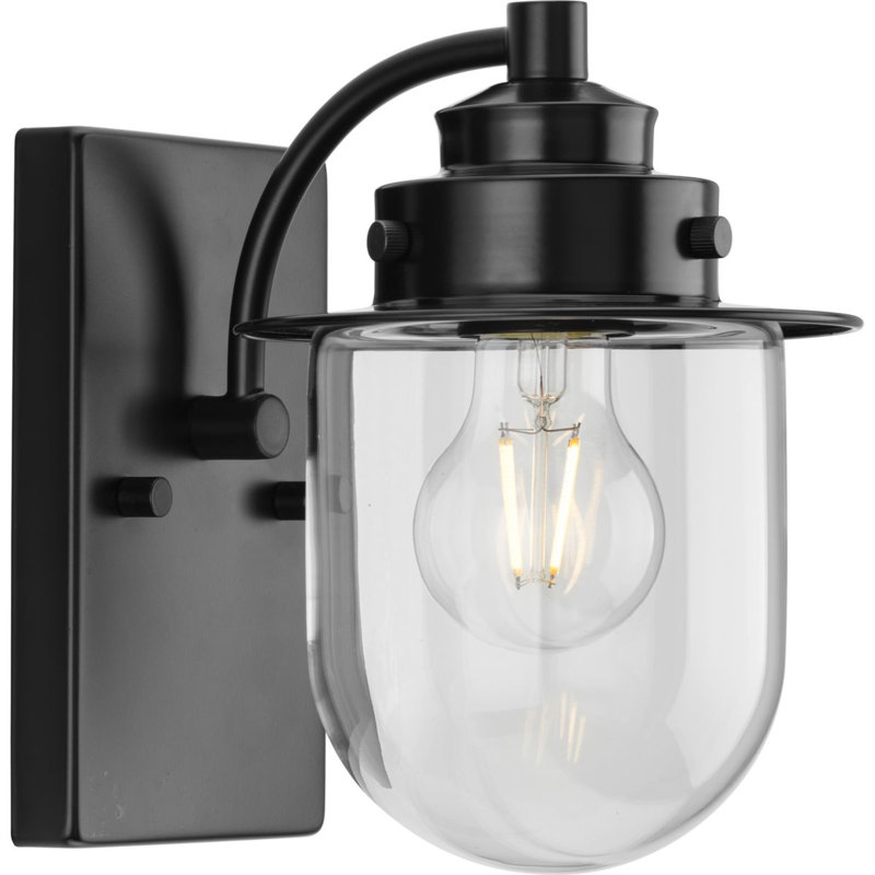 Dimmable Bath Sconce, Matte Black