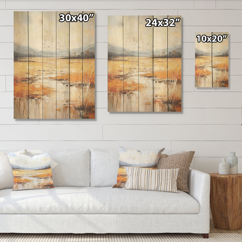 Art infini sur bois de pin naturel, H 32 po x l 24 po