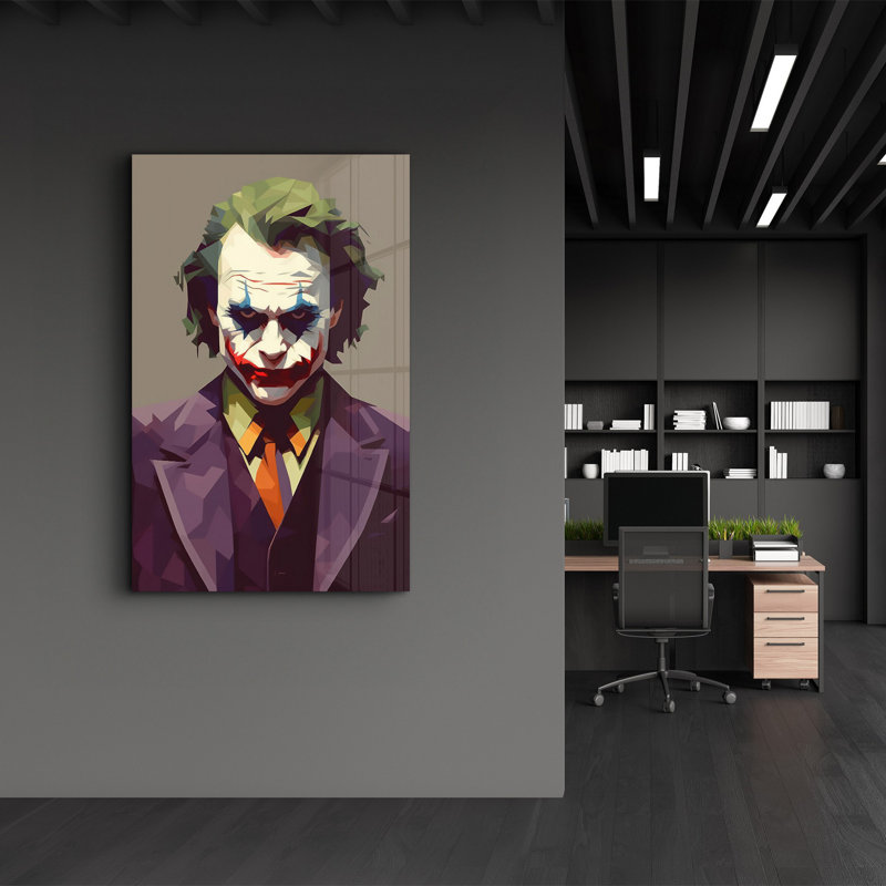 Élégante peinture murale en verre trempé de 13,8 po x 21,7 po | 100% verre trempé, épaisseur: 0,16 pouce | Imprimé UV pour des couleurs éclatantes | Parfait pour la décoration intérieure, le salon et les espaces de bureau