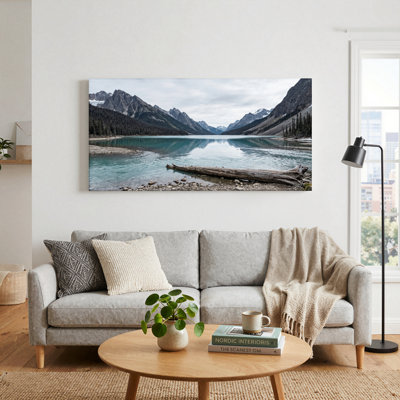 «Mountain Lake», reproduction d'art sur toile, ensemble de 1