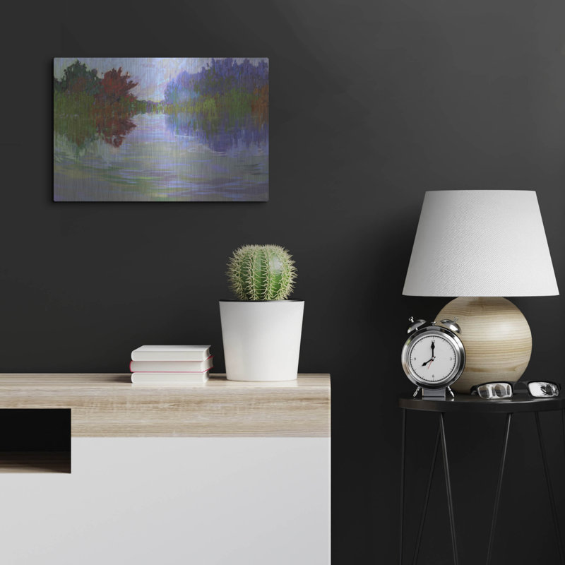 «Waterway VII» par Jane Schmidt, H 16 po x l 24 po